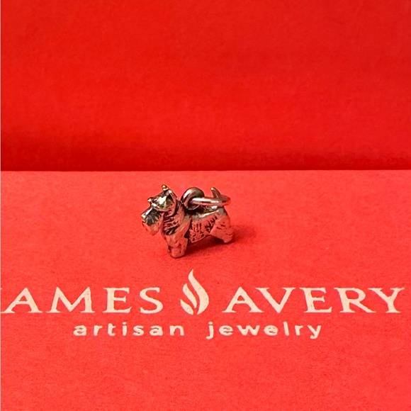 RETIRED James Avery Scottish terrier Sterling silver dog 🐶 charm - Picture 3 of 5